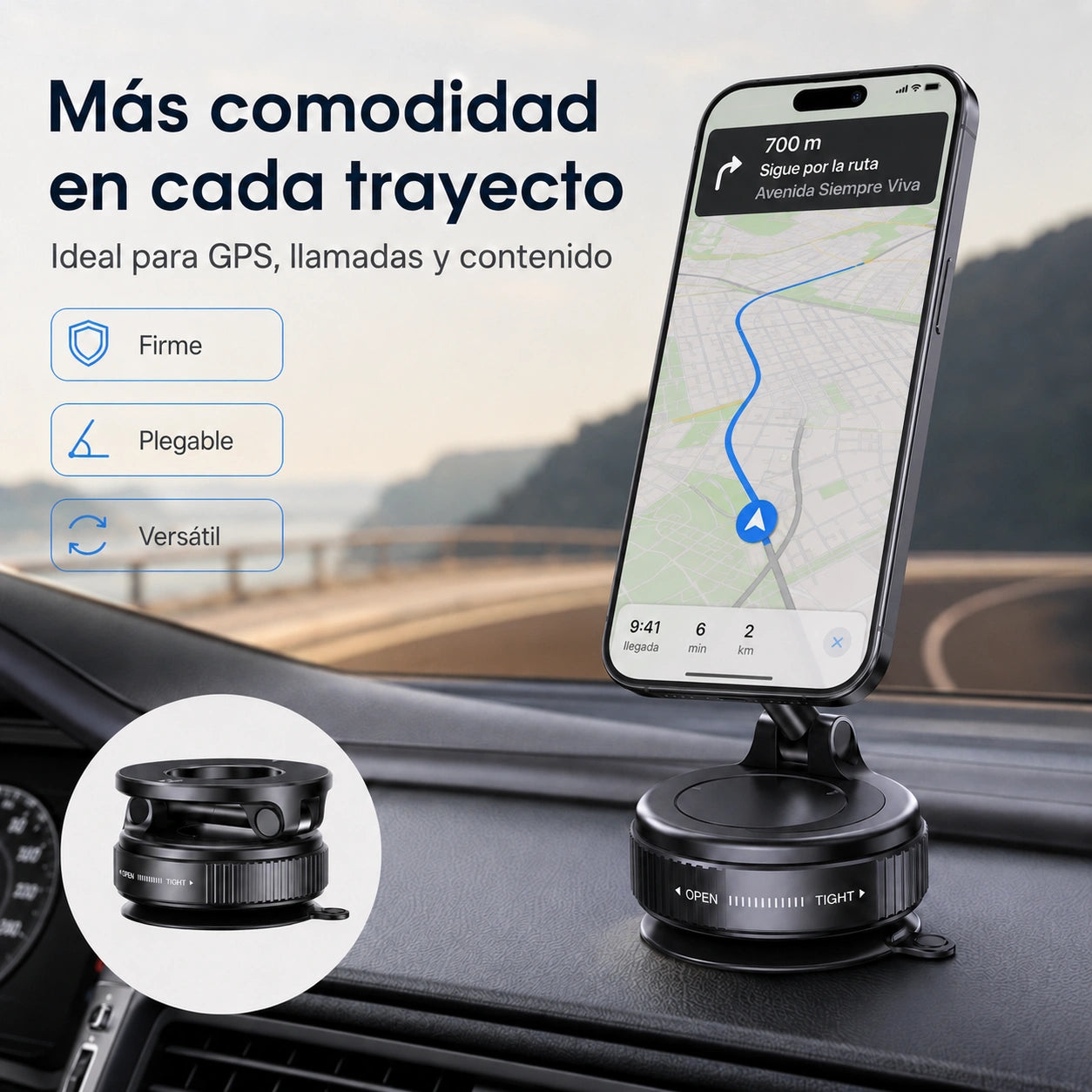 Soporte Magnético 360° para Celulares