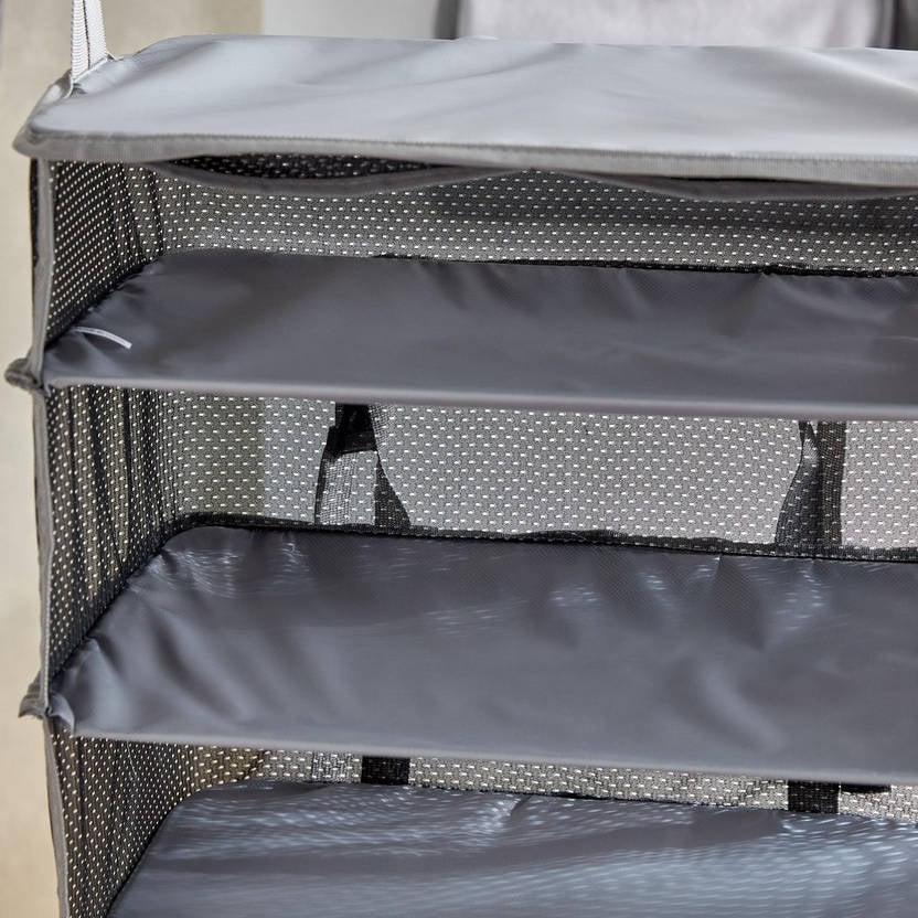 ORGANIZADOR DE MALETAS PLEGABLE Y COLGANTE