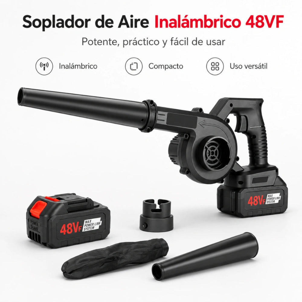 Soplador/Aspirador Inalámbrico - TurboClean