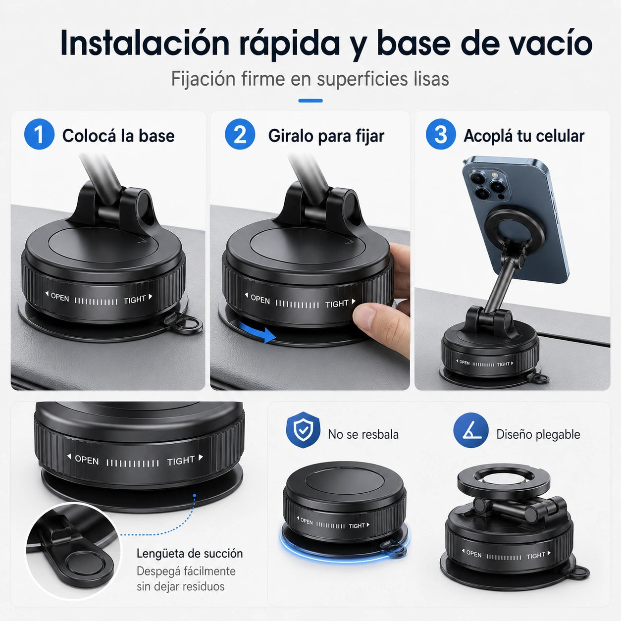 Soporte Magnético 360° para Celulares